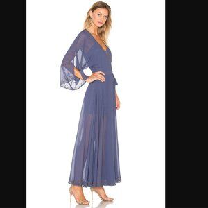 THE JETSET DIARIES x Revolve Las Perlas Kimono Dress in Shadow Blue Size S $299